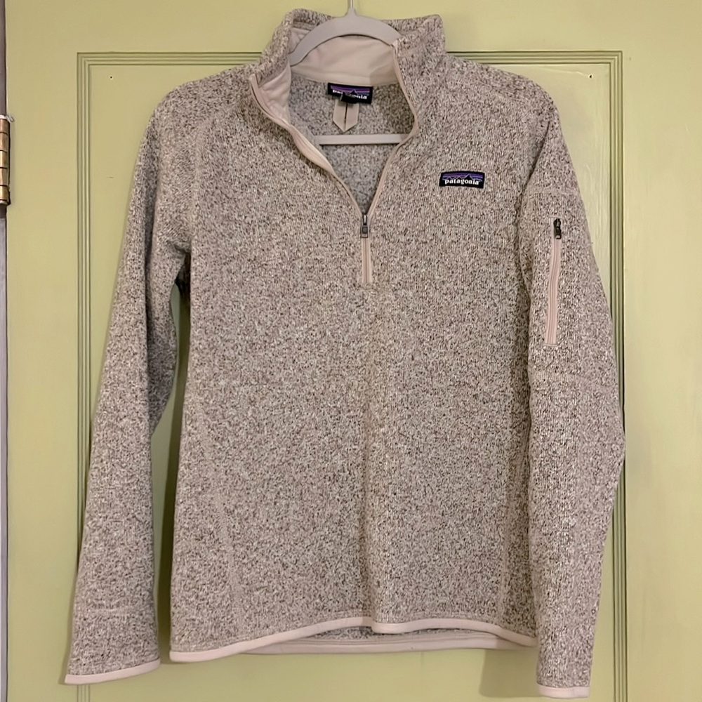 Patagonia pullover 1/4 zip gray jacket